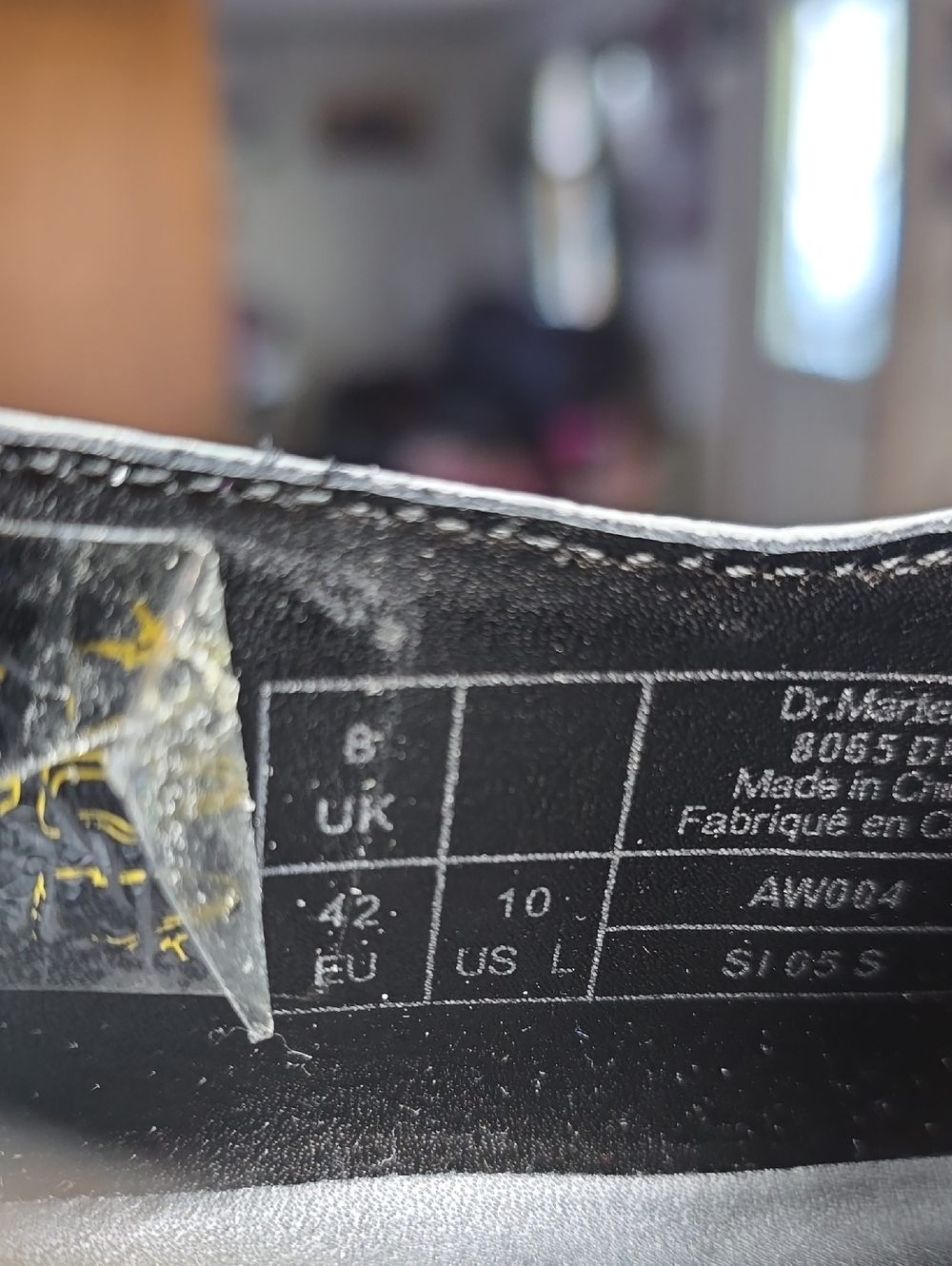 Dr. Martens Black Floral Mary Jane Loafers - Picture 6 of 6